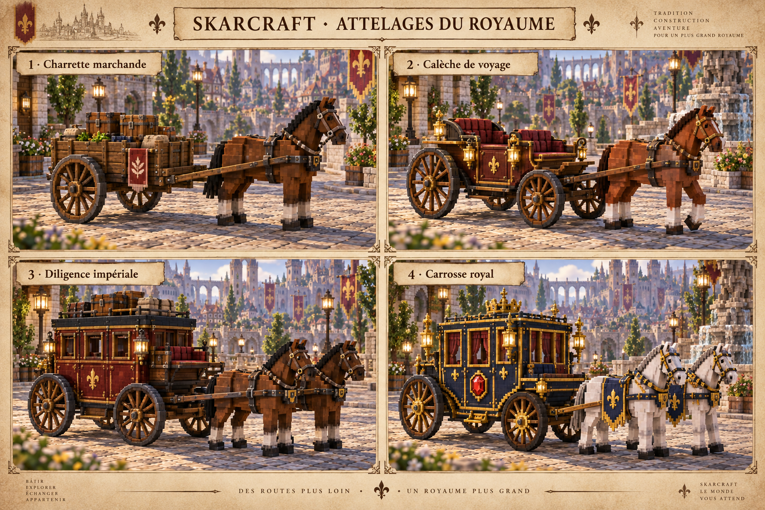 Illustration des attelages SkarCraft
